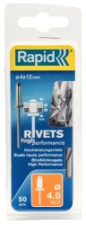 Rapid® blindnitte Ø4,0 x 12 mm 50 stk