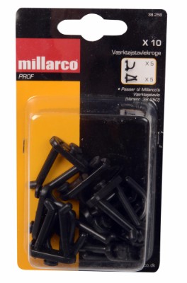 Millarco® clipskroge 10 stk assorterede