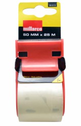Millarco® tapedispenser med 1 rulle tape 50 mm x 25 meter