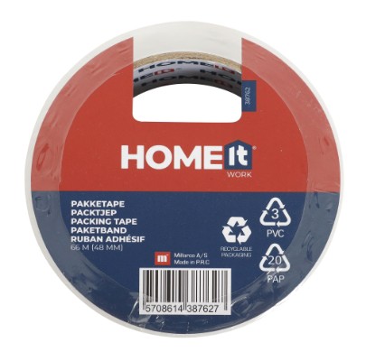 Home it Work® pakketape 48 mm × 66 meter