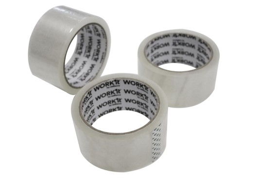 Home it Work® pakketape 48 mm x 50 meter 3-pak