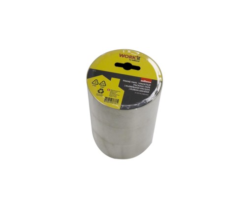 Work>it® pakketape 48 mm x 50 meter 3-pak