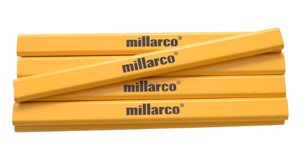 Millarco® tømrerblyanter med spidser 12 stk