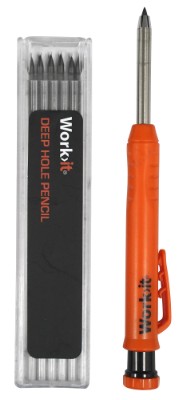 Work>it® dybhulsmarkør blyant med 6 stifter