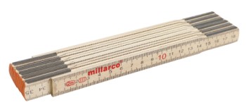 Work it by millarco ® tommestok træ 12 led 2 meter