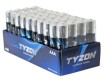 Tyzon 1,5 V AAA super-alkalinebatteri, 40-pak