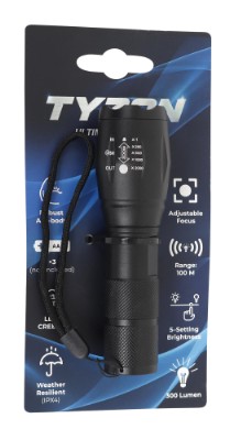 Tyzon stavlygte, 300 lumen