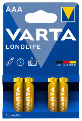 Varta Longlife batterier AAA - 4-pak