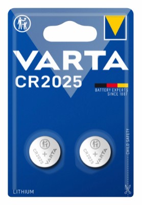 Varta lithium batterier CR2025 - 2-pak