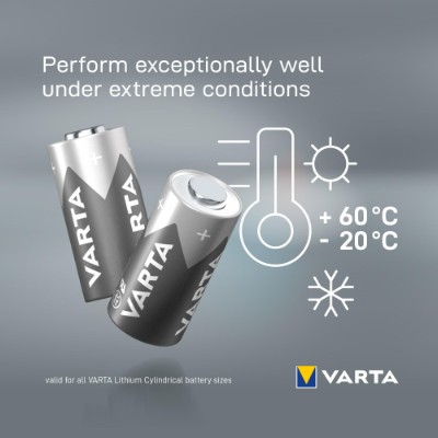Varta Lithium batteri 2CR5 - 6 Volt