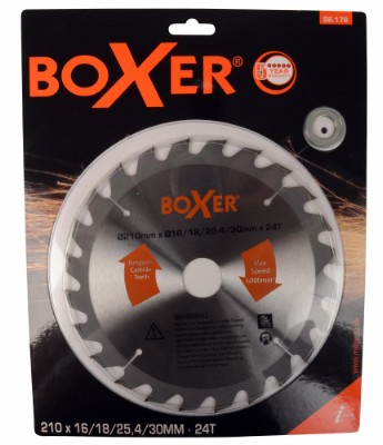Boxer® rundsavsklinge Ø210 x Ø16/30 mm 24 tænder