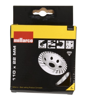 Work>it® diamantskrubskive Ø110  x 22 mm