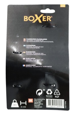 Boxer® pladenipler / pladeskærer 13 x 6 mm stål/alu