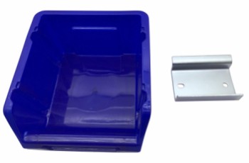 Work>it® opbevaringskasse til værktøjstavle 12 x 11 ,5 x 7 cm blå