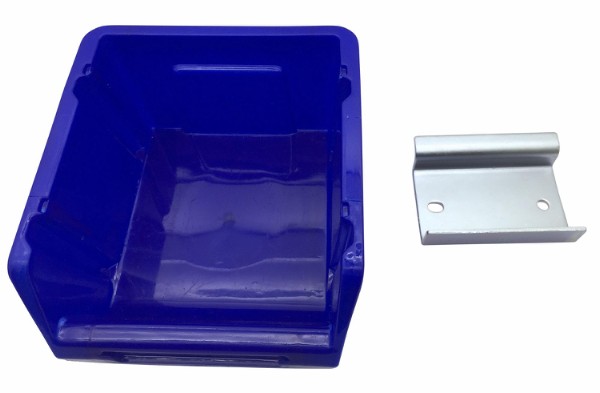 Work>it® opbevaringskasse til værktøjstavle 12 x 11 ,5 x 7 cm blå