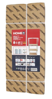 Stålreol, 4 hylder, 175 kg, galvaniseret