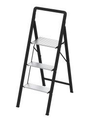 3 trins Trappe stige Højde 113 cm.
H113 x B41 x Tykkelse KUN 4,8 cm.