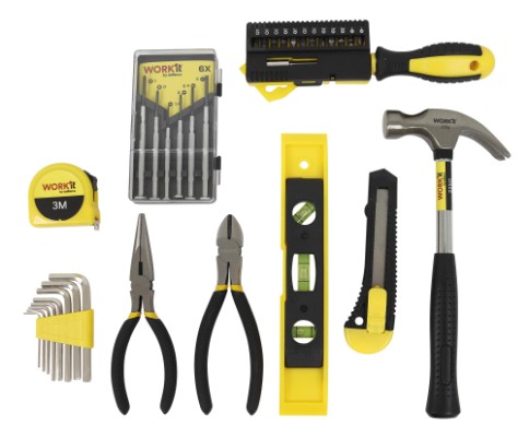 WORK It by Millarco® værktøjkasse med 35 dele
