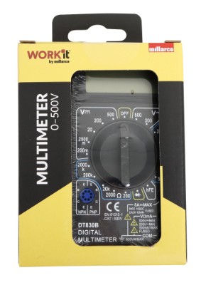 Work it by millarco ® multimeter 0-500 Volt