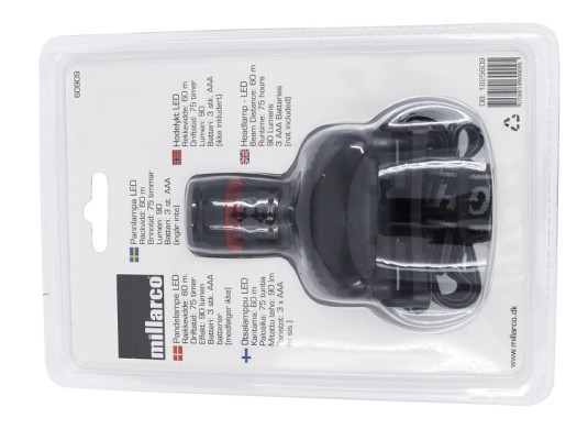 Work it by millarco® LED pandelampe 90 lumen / 60 meter