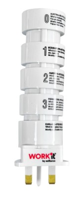 Work it by millarco® rejseadapter 5 i 1