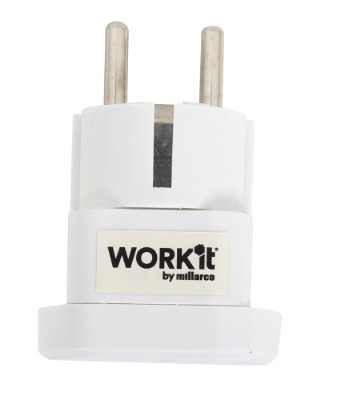 Work it by millarco® universal adapter alt i en 16 Amp / 250 Volt