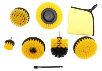 WORK It® børstesæt til boremaskine, 8 dele