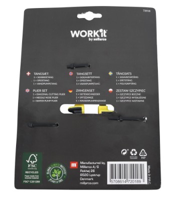 WORK It® tangsæt, 3 dele