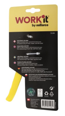 Work it by millarco® hultang med 6 piber 250 mm