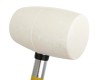 Work it by millarco ® gummihammer med stålskaft 500 gram hvid