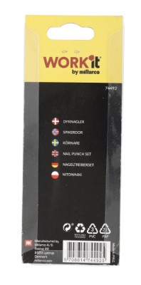 Work it by millarco® dyknagler 0.8 -1.6 -2.4 mm