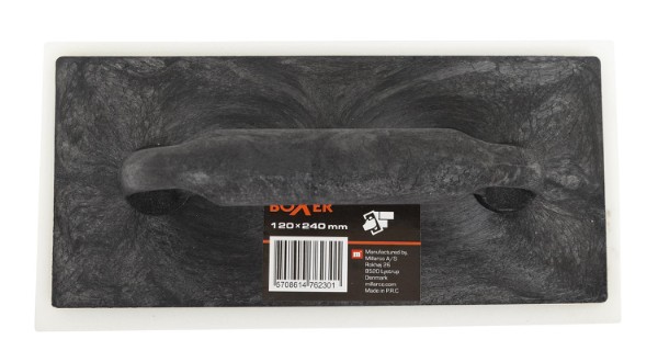 Work>it® pudsebræt med 10 mm skumpude 120 x 240 mm.