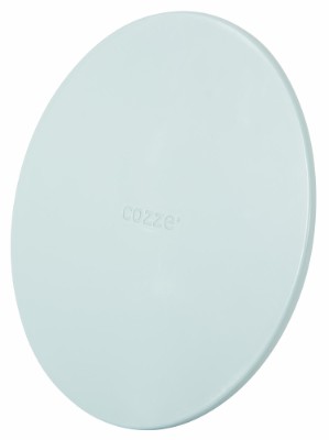 Cozze® pizzabræt i plast Ø350x10 mm lysblå