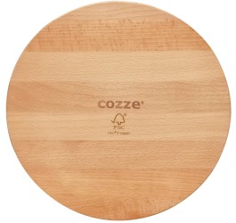 Cozze® pizzabræt Ø350x12 mm bøgetræ