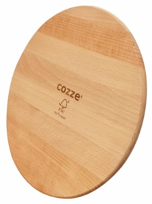 Cozze® pizzabræt Ø350x12 mm bøgetræ