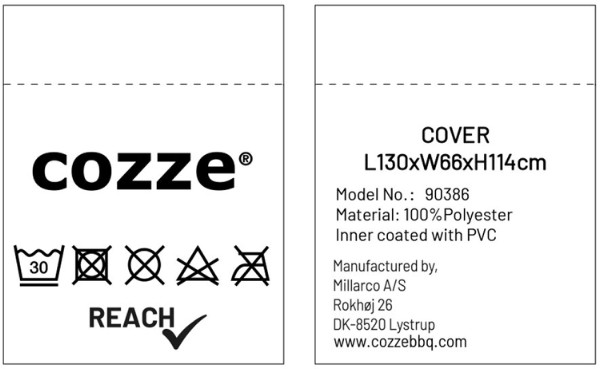 Cozze® Cover til udekøkken 120