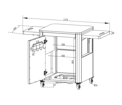 Cozze® Premium 600 udebord