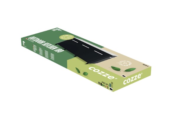 Cozze® Udekøkken 180 med rustfri bordplade