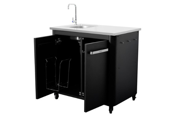 Cozze®udekøkken 90 m/stålvask og vandhane