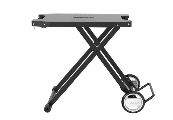 Cozze® Udebord foldbart, sort