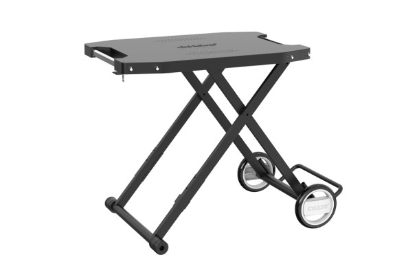 Cozze® Udebord foldbart, sort