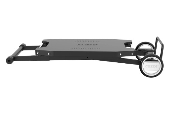 Cozze® Udebord foldbart, sort