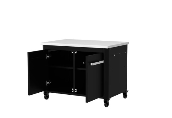 Cozze® Lavt udekøkken 90 med rustfri bordplade