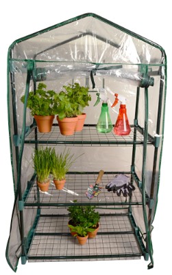 Green>it® mini drivhus med 3 hylder 69 x 49 x 124 cm.