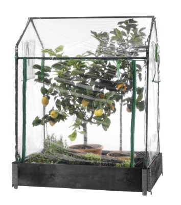 HOME It® drivhus til palleramme 115×76×110/130 cm