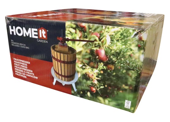 HOME It® frugtpresser 18 liter egetræ