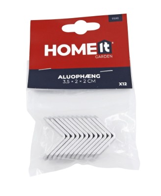 HOME It® aluophæng til drivhus 12 stk.