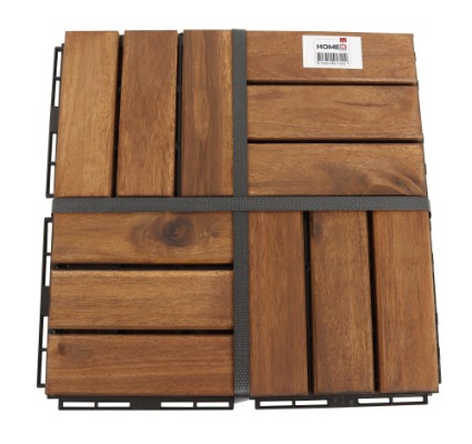 HOME It® terrasseflise, brun akacie