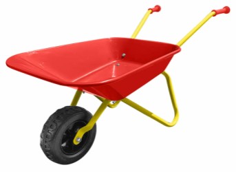 HOME It® trillebør til børn 10 liter rød/gul
