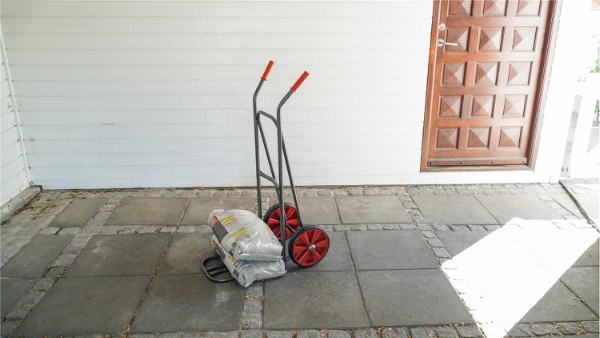 HOME It® Sækkevogn 150 kg. punkterfri hjul Zink & Hammerton lakeret mod rust